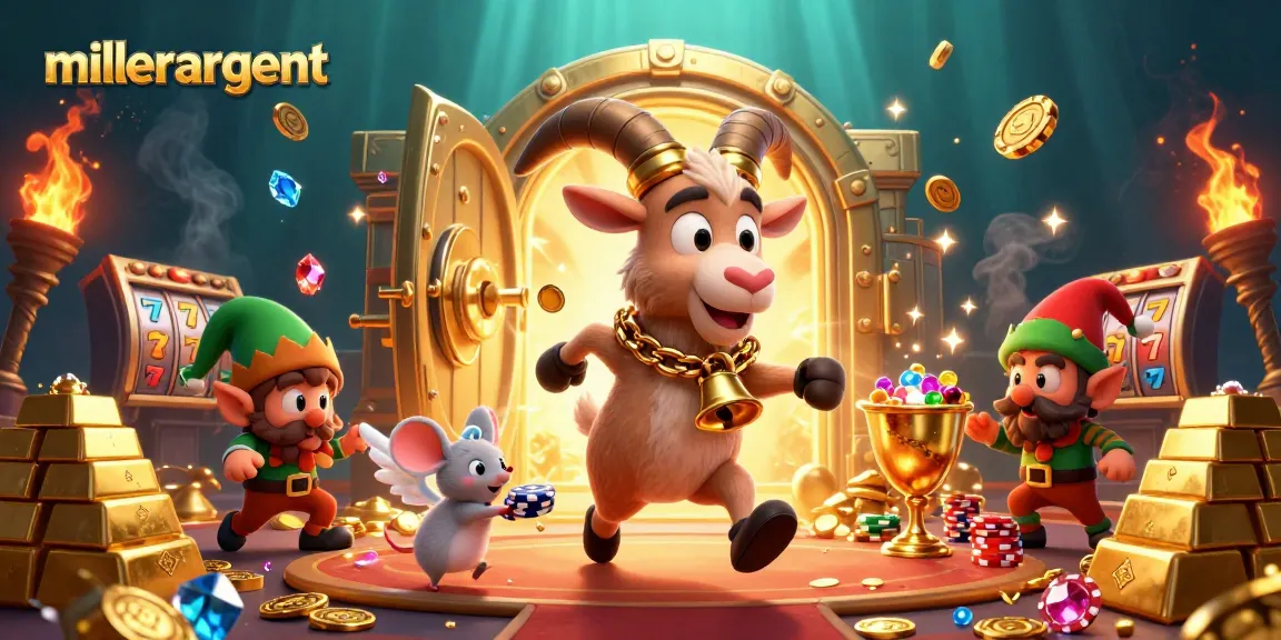 Experience thrilling gameplay and bonus features with millerargent's festive casino illustration.