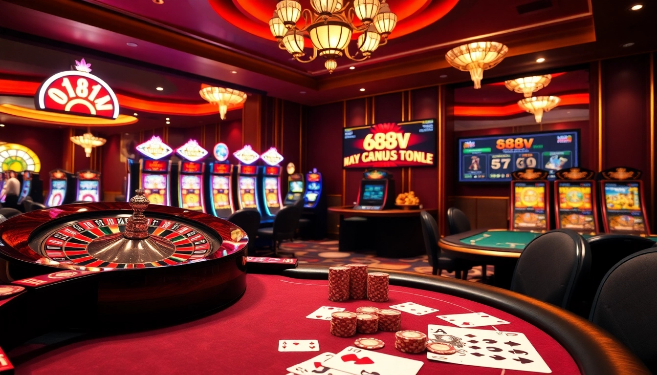 Experience thrilling gaming adventures with 688v's sophisticated casino atmosphere.