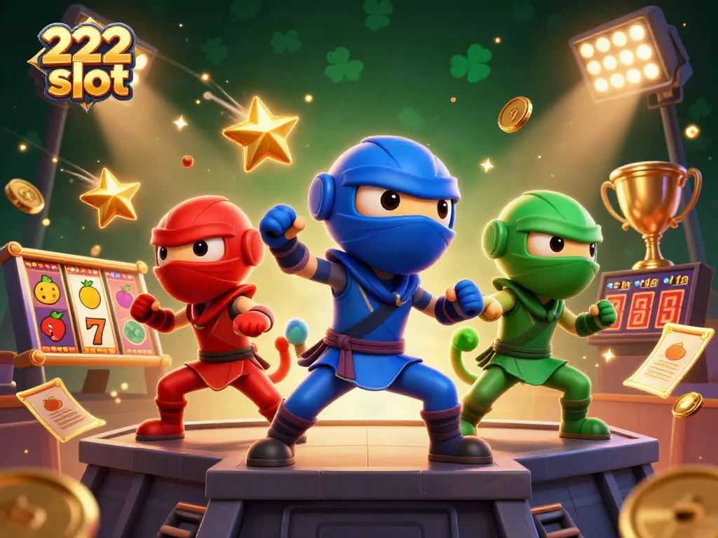 Raih kemenangan di 222 slot dengan berbagai simbol beruntung dan jackpot yang berkilauan.