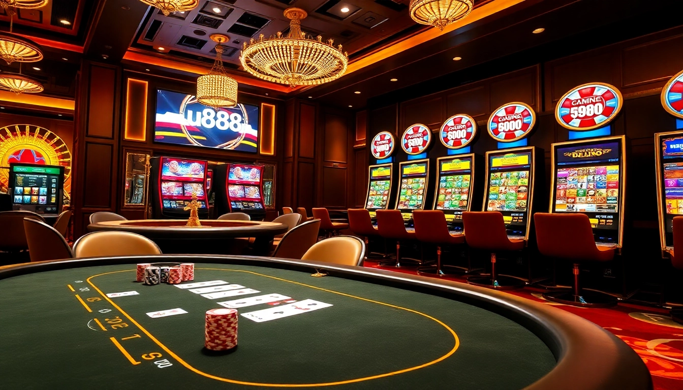 Experience the excitement of u888 online casino with vibrant tables and thrilling games.