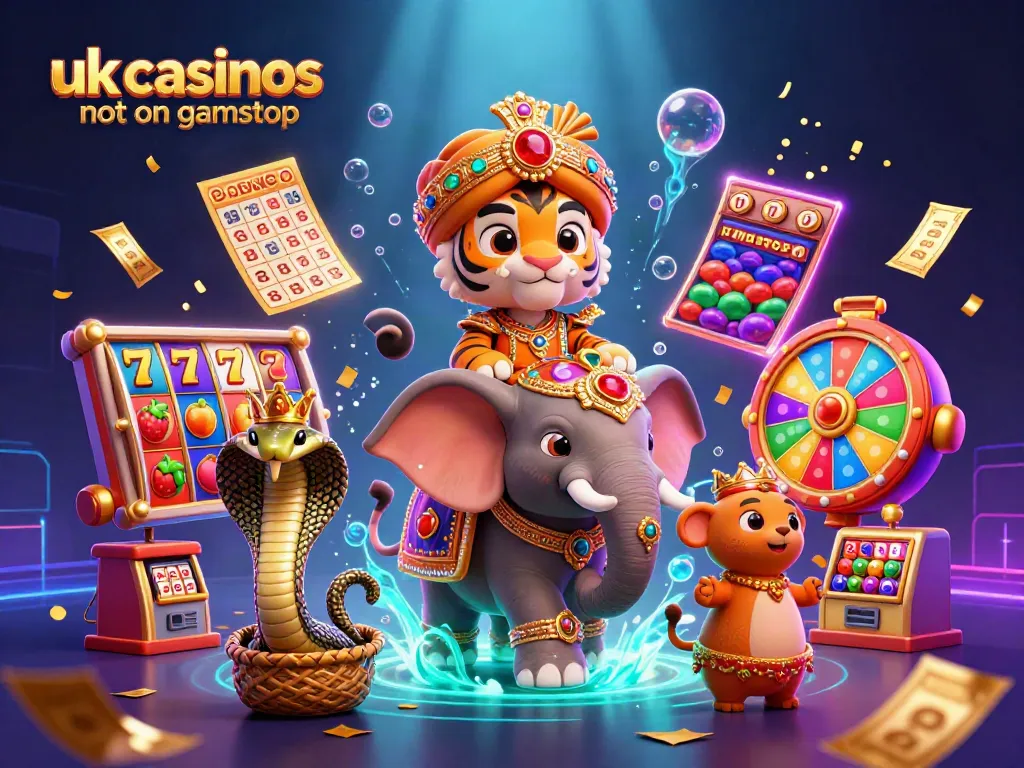 Experience the excitement of uk casinos not on gamstop with vibrant slot reels and fun gaming elements.