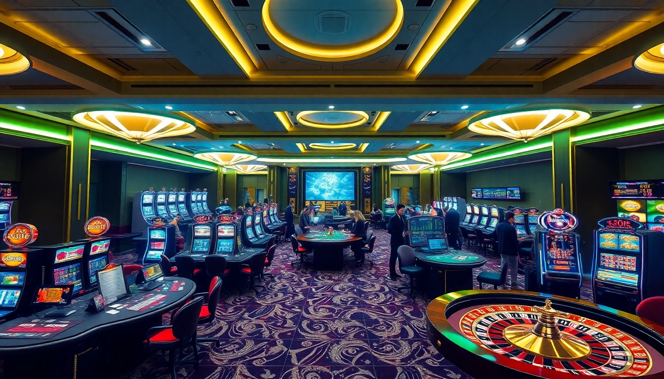 Experience the thrill of gaming at https://soibet.vision/ with luxurious casino tables and exciting slot machines.