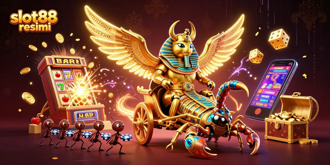 Putar dan menangkan jackpot di slot88 resmi dengan ilustrasi kasino yang mengesankan.