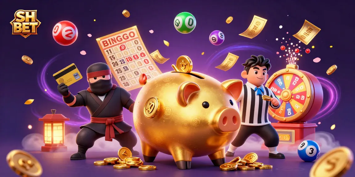 Experience winning action at SH BET with vibrant lottery balls and dynamic casino elements.