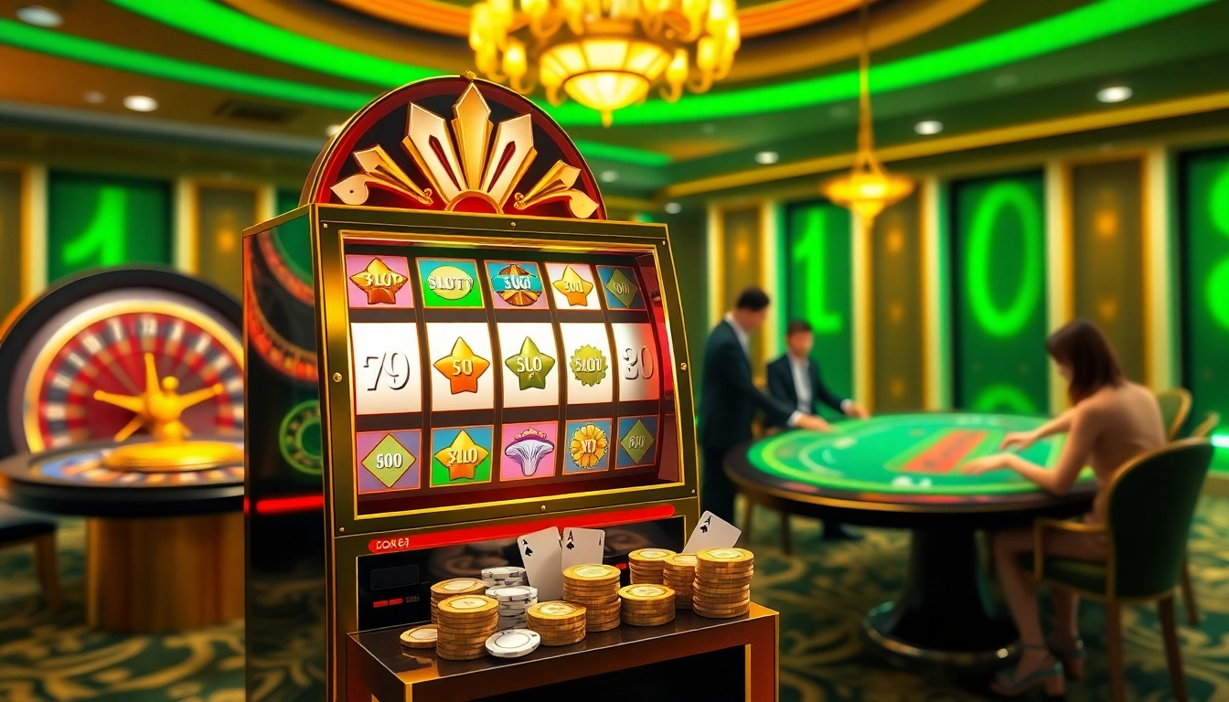 Experience the thrill of slot api raja 88 with vibrant slot machines and glamorous casino atmosphere.
