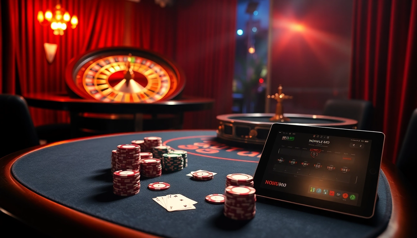 Experience the excitement of NOHU90 with vibrant casino games and stunning poker tables.