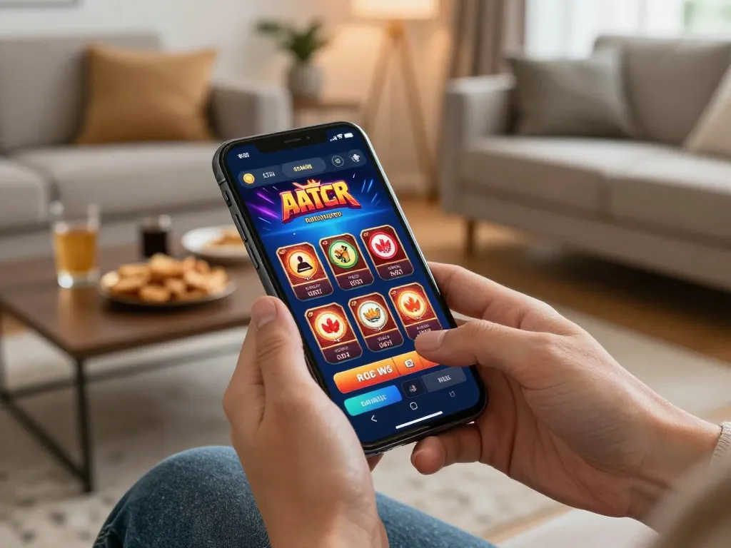 Engaging gameplay on Canadian online casinos app showcasing vibrant graphics.