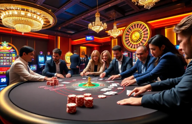 Experience thrills at 32WIN Com’s vibrant casino with strategic poker gameplay and elegant betting tables.