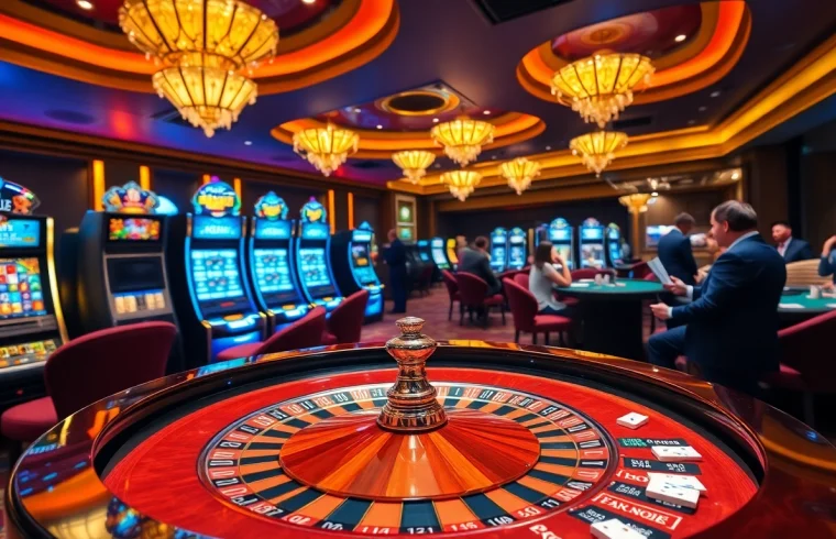 Experience the excitement at KK55.com with players engaged at a luxurious casino table.