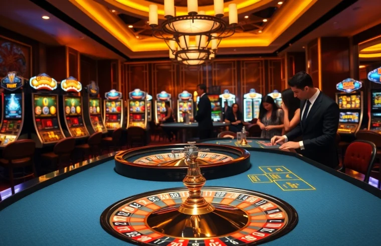 Experience thrilling gameplay at https://go88.fast/ with an exciting casino atmosphere featuring roulette and poker.