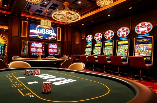 Experience the excitement of u888 online casino with vibrant tables and thrilling games.