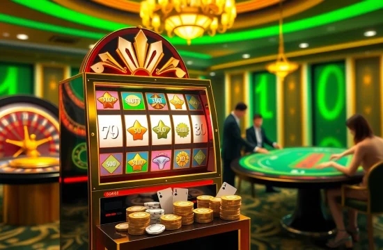 Experience the thrill of slot api raja 88 with vibrant slot machines and glamorous casino atmosphere.